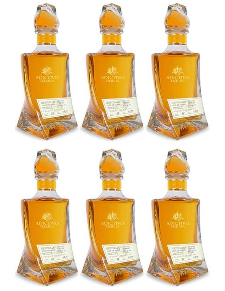 Caja de tequila tipo Reposado 6 piezas 750 ml c/u Caja de tequila tipo Reposado 6 piezas 750 ml c/u