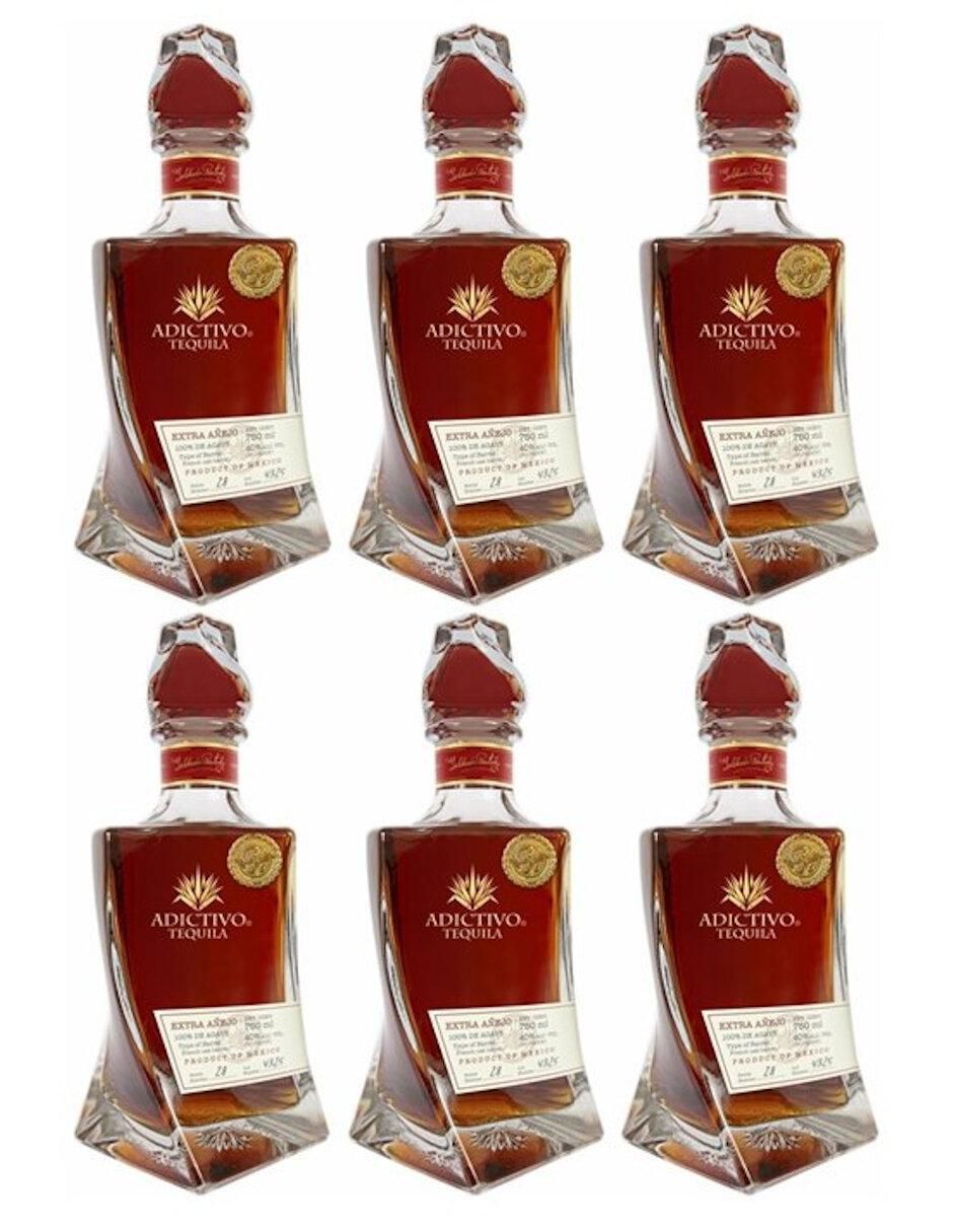 Caja de tequila tipo Extra añejo 6 piezas 750 ml c/u