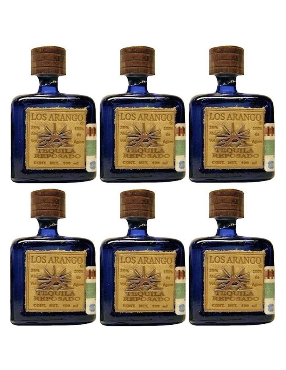 Caja de tequila tipo Reposado 6 piezas 100 ml c/u