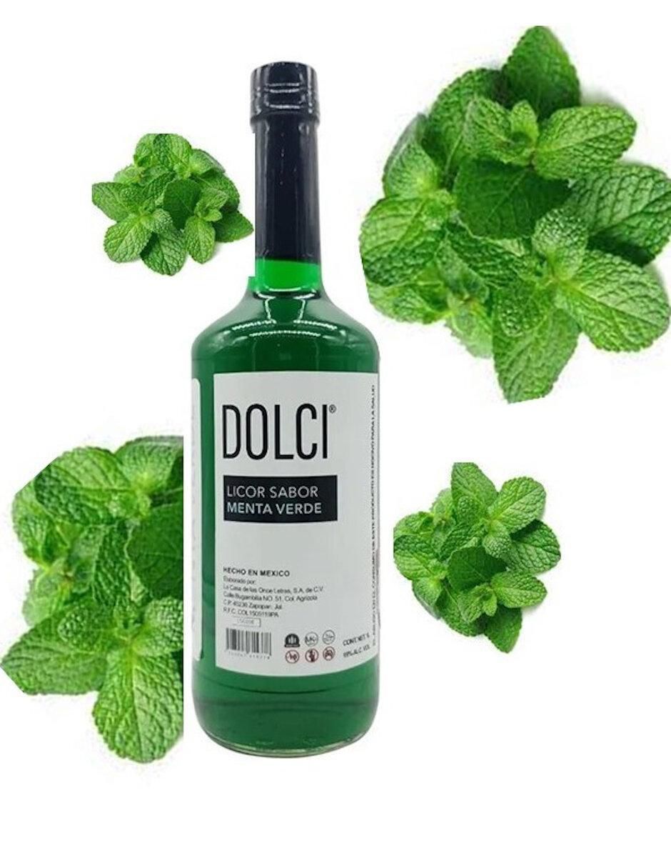 Licor de menta sabor frutal 1 L 2