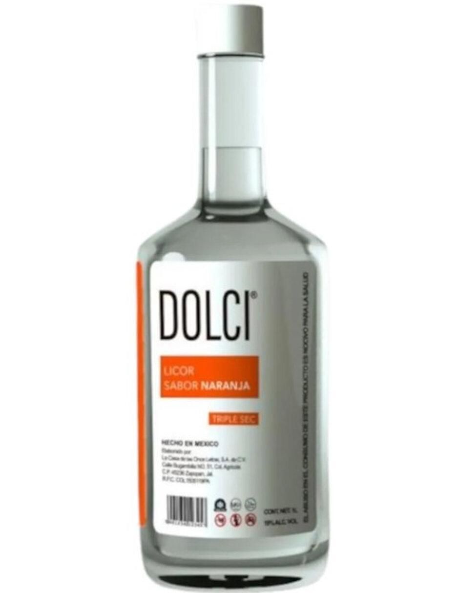 Licor de naranja sabor frutal 1 L