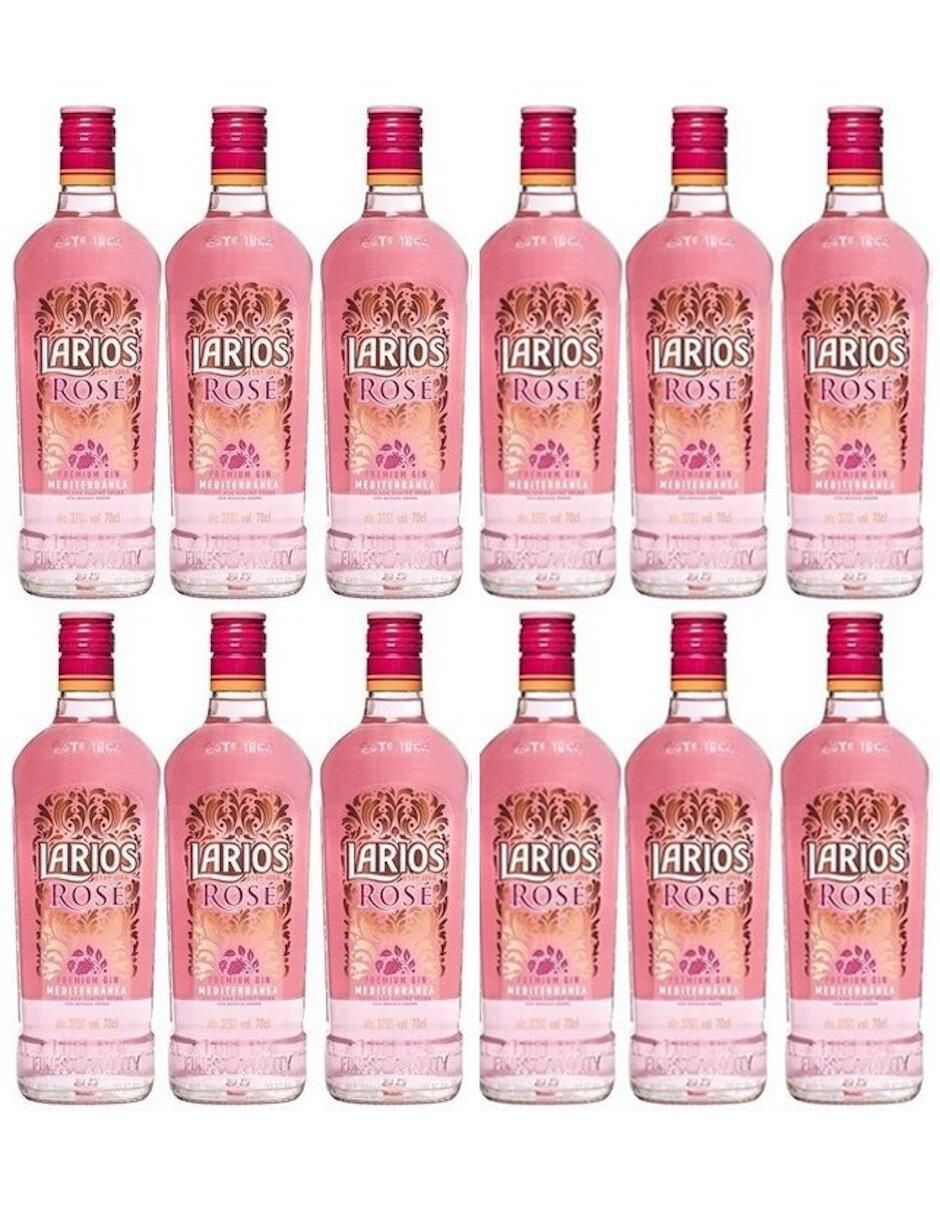 Caja de 12 piezas Ginebra Rose 700 ml Caja de 12 piezas Ginebra Rose 700 ml