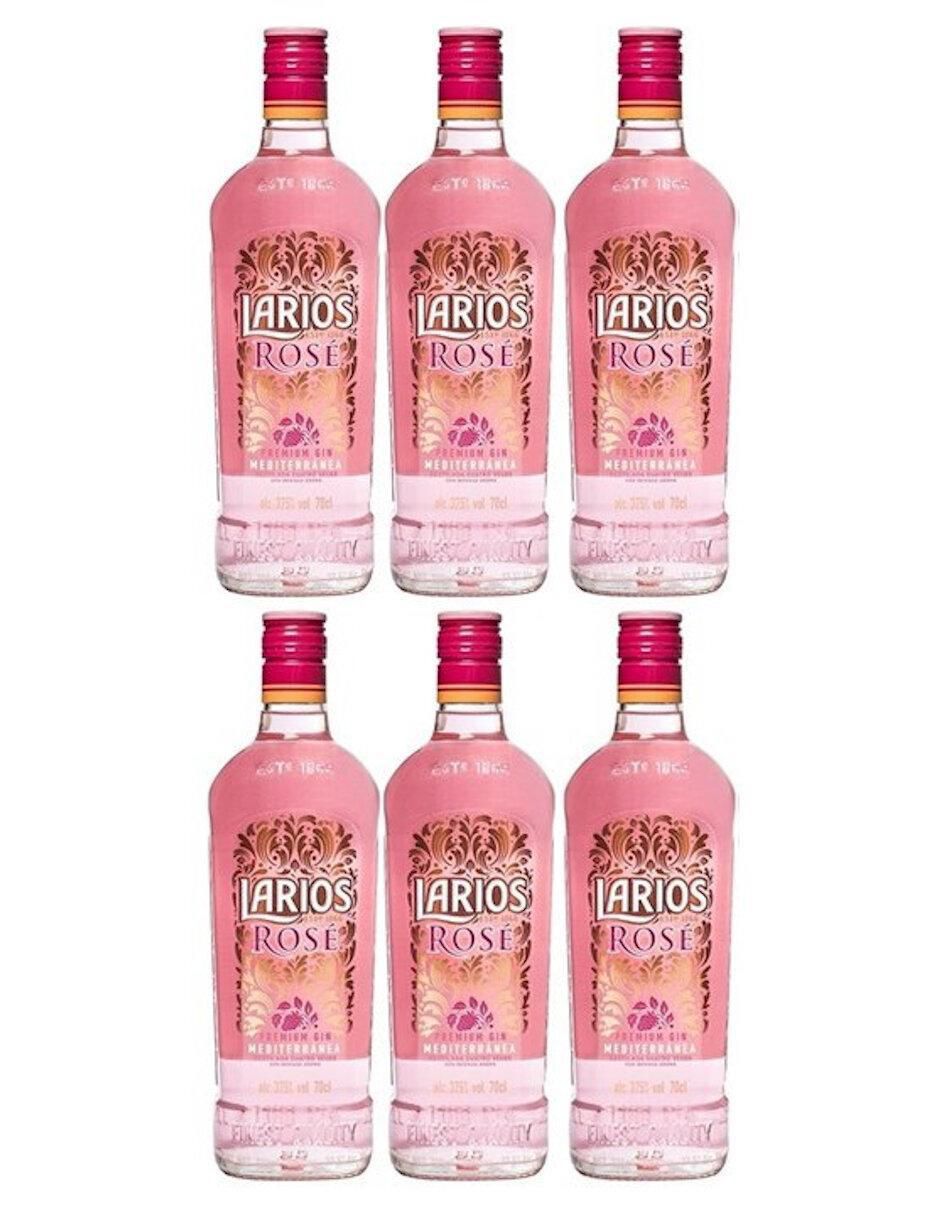 Caja de 6 piezas Ginebra Rose 700 ml Caja de 6 piezas Ginebra Rose 700 ml