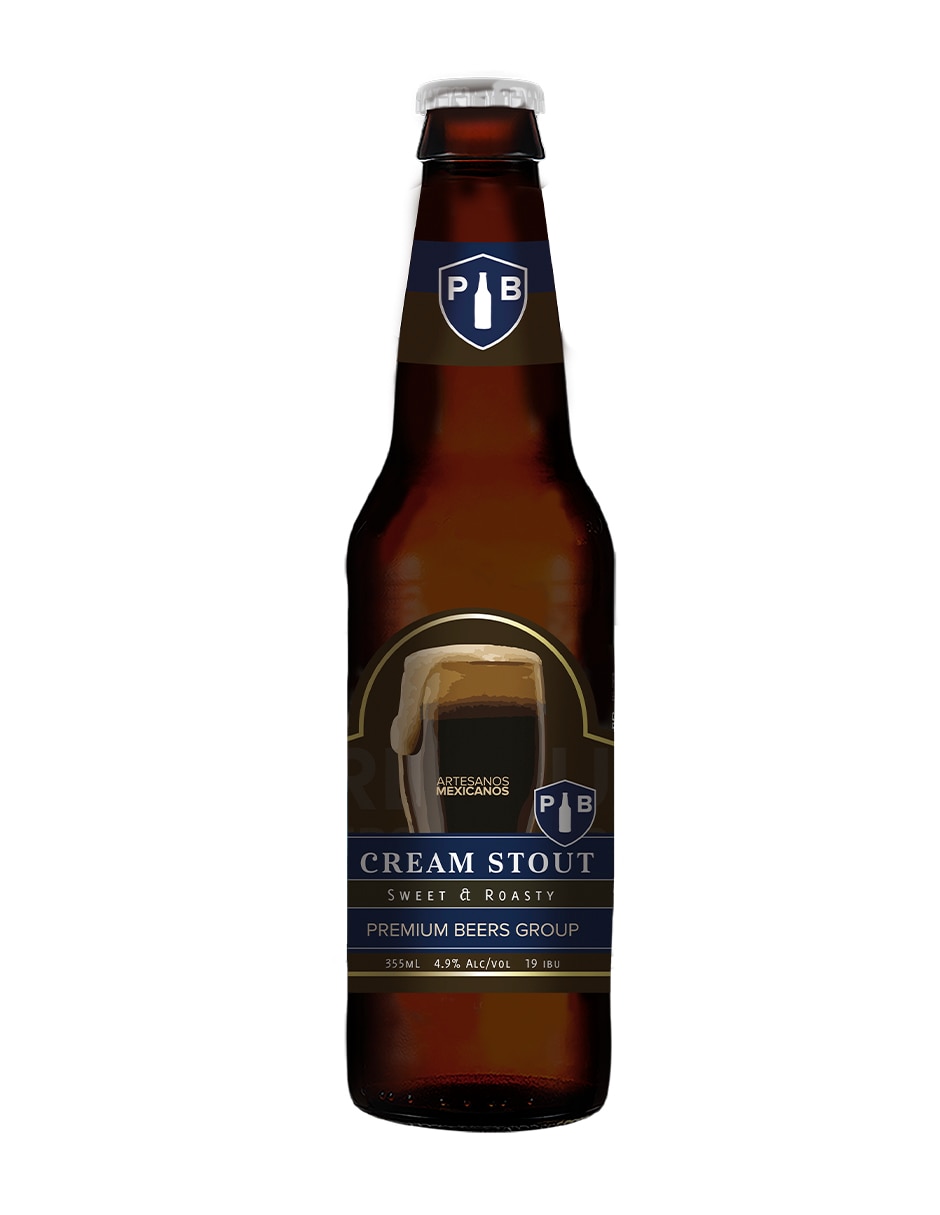 Cerveza clara Cream Stout tostado 355 ml