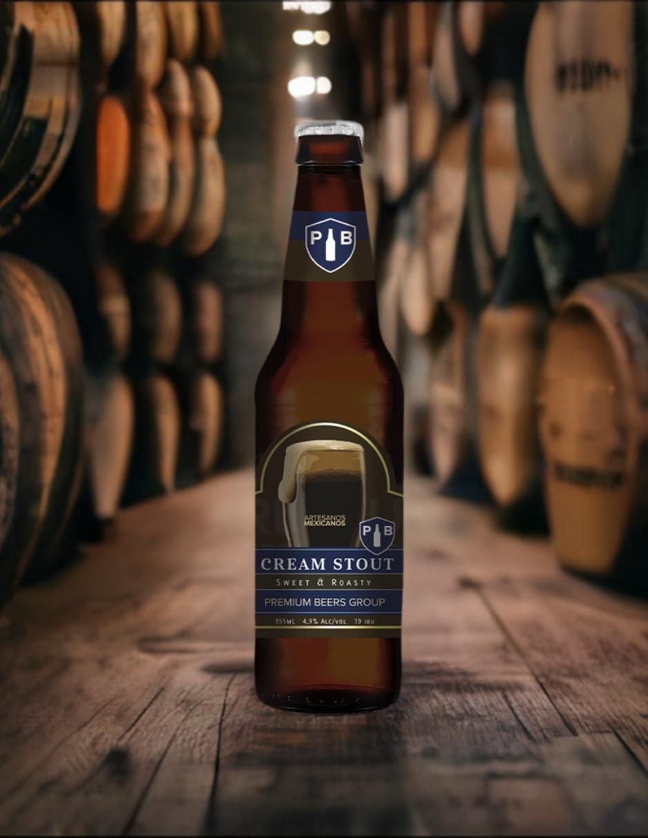 Cerveza clara Cream Stout tostado 355 ml 3