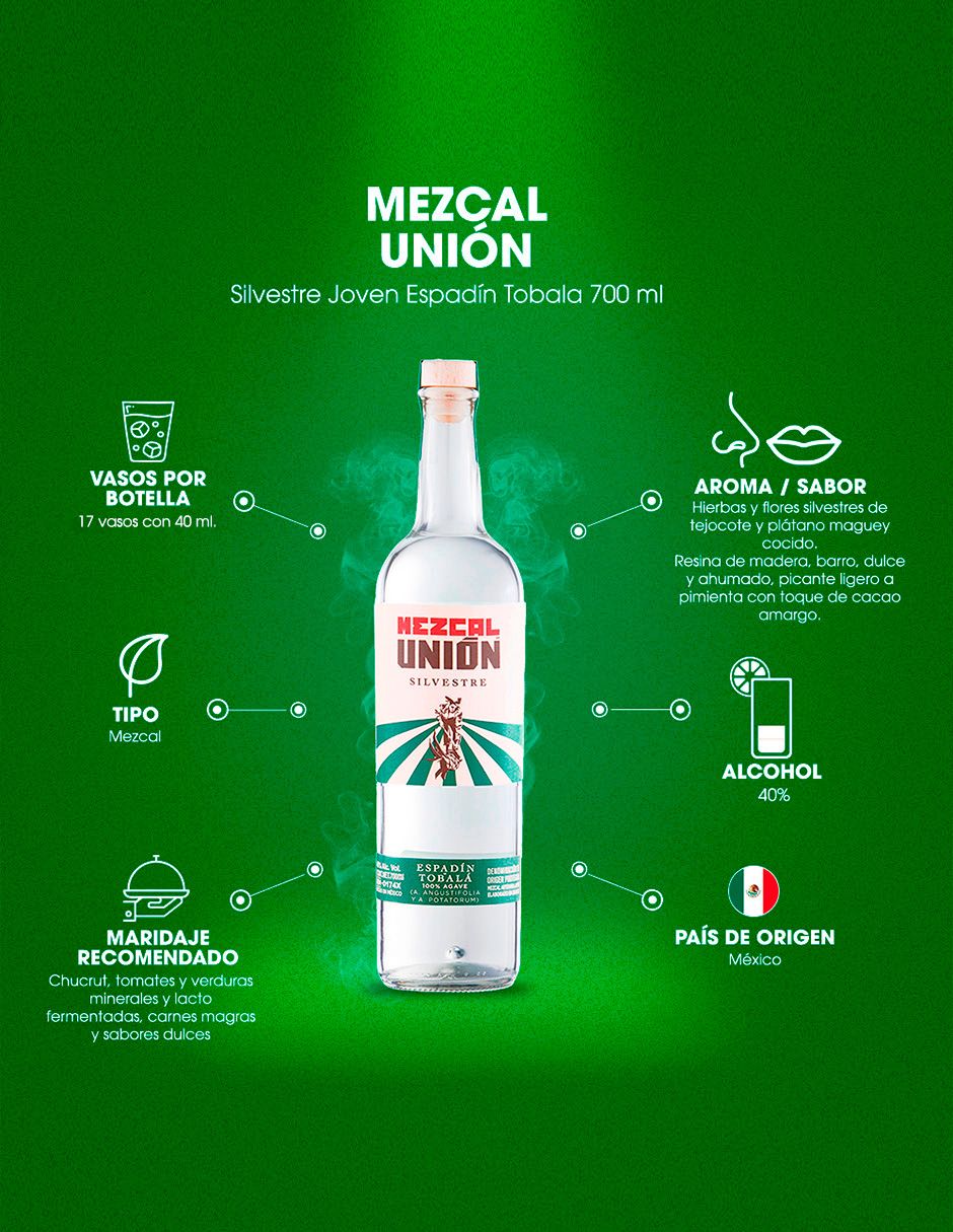 Mezcal Silvestre Joven 700 ml 4