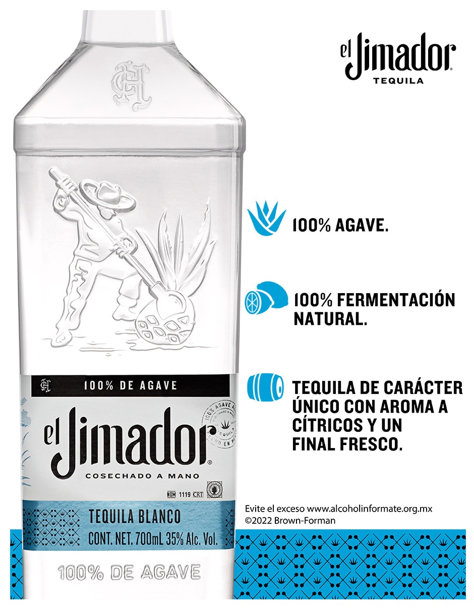 Tequila tipo Blanco 950 ml 2