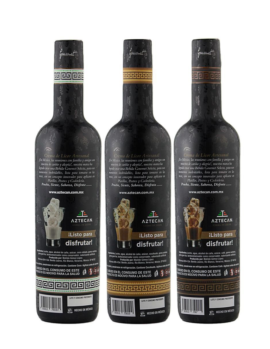 Crema de licor sabor frutal artesanal 750 ml 4
