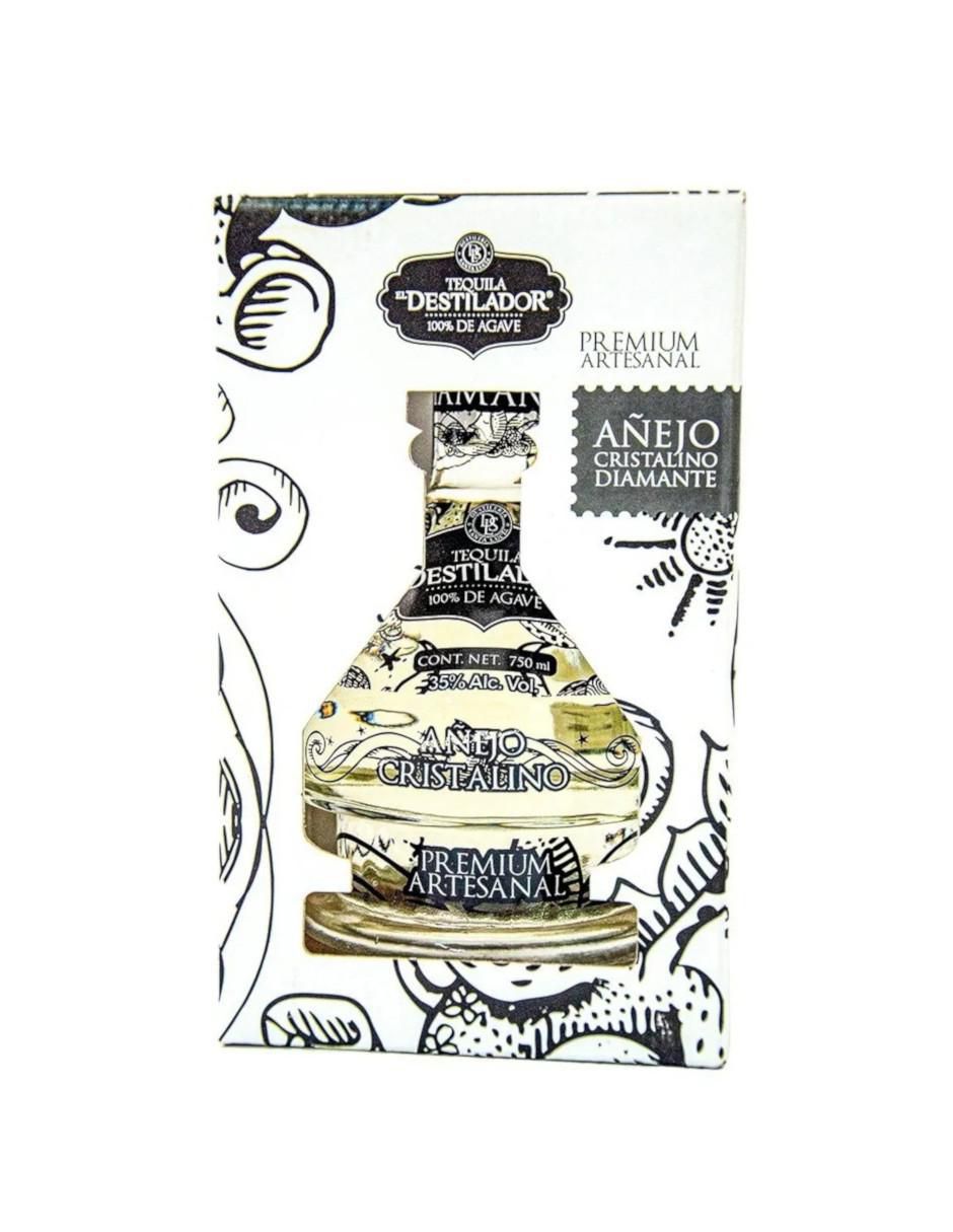 Tequila tipo Añejo cristalino 750 ml 2