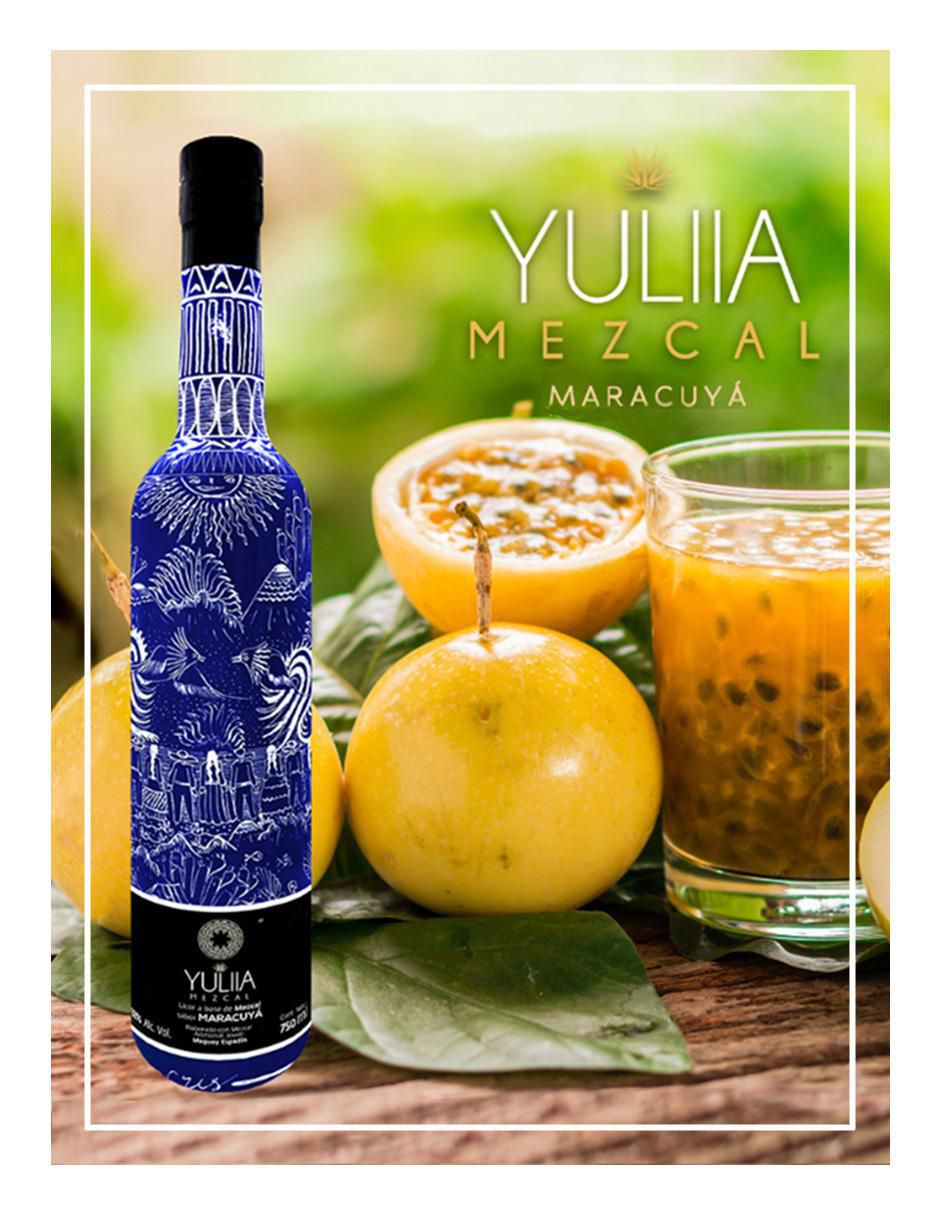 Licor de maracuyá sabor frutal 750 ml 2