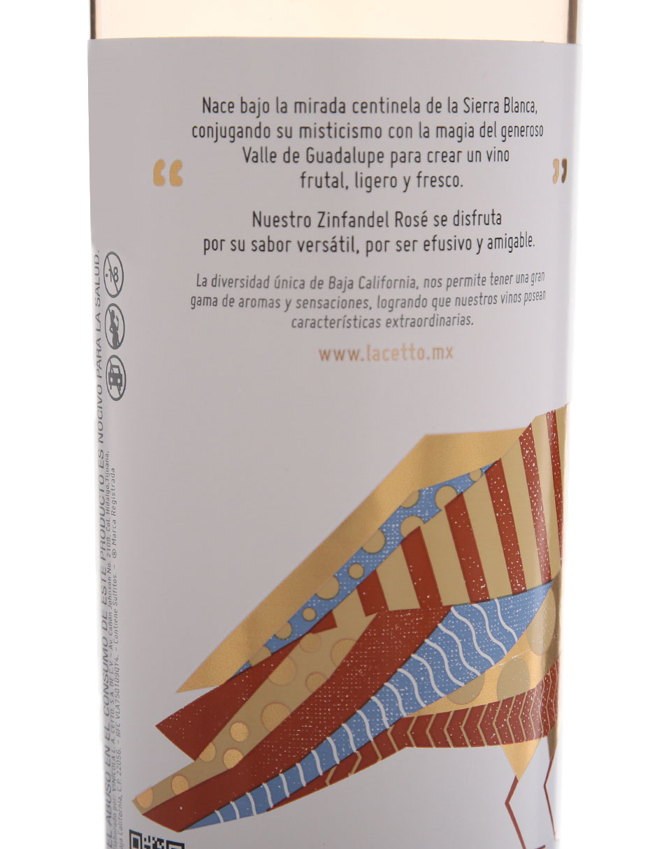 Vino Rosado Varietal Semi seco L.A. Cetto 750 ml 2