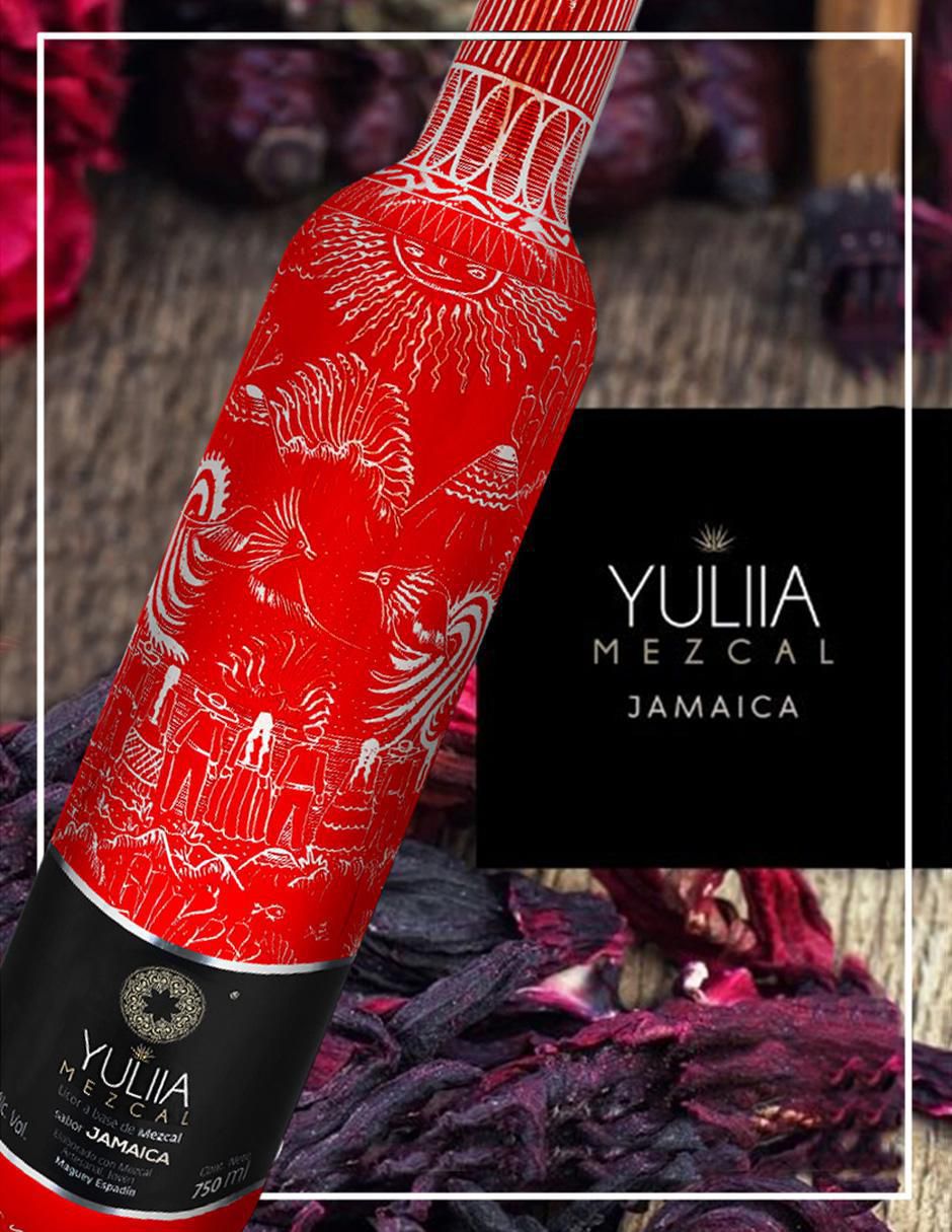 Licor de mezcal Yuliia 750 ml 2