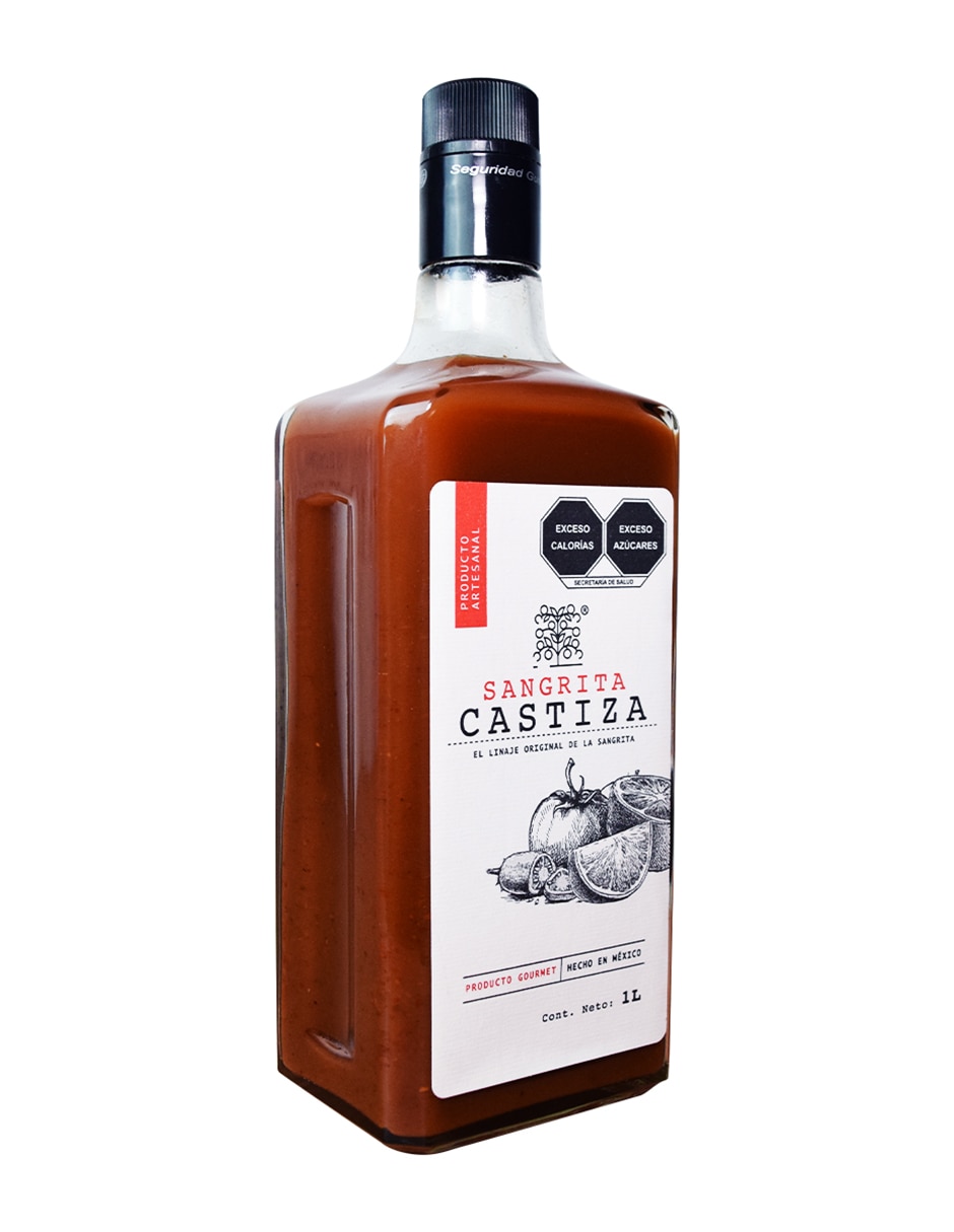 Sangrita Gourmet Artesanal sabor jitomate 1 L 2