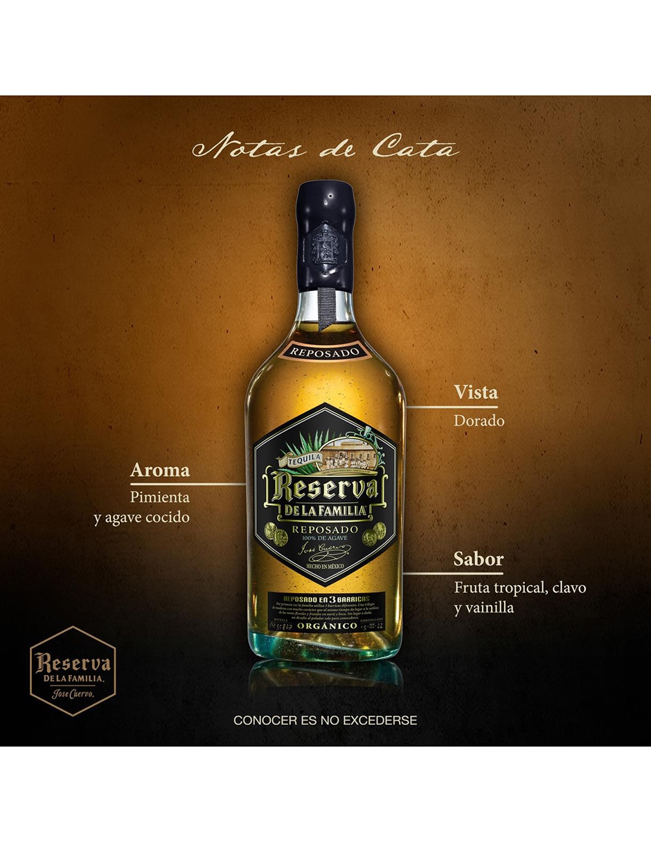 Tequila tipo Reposado 750 ml 3