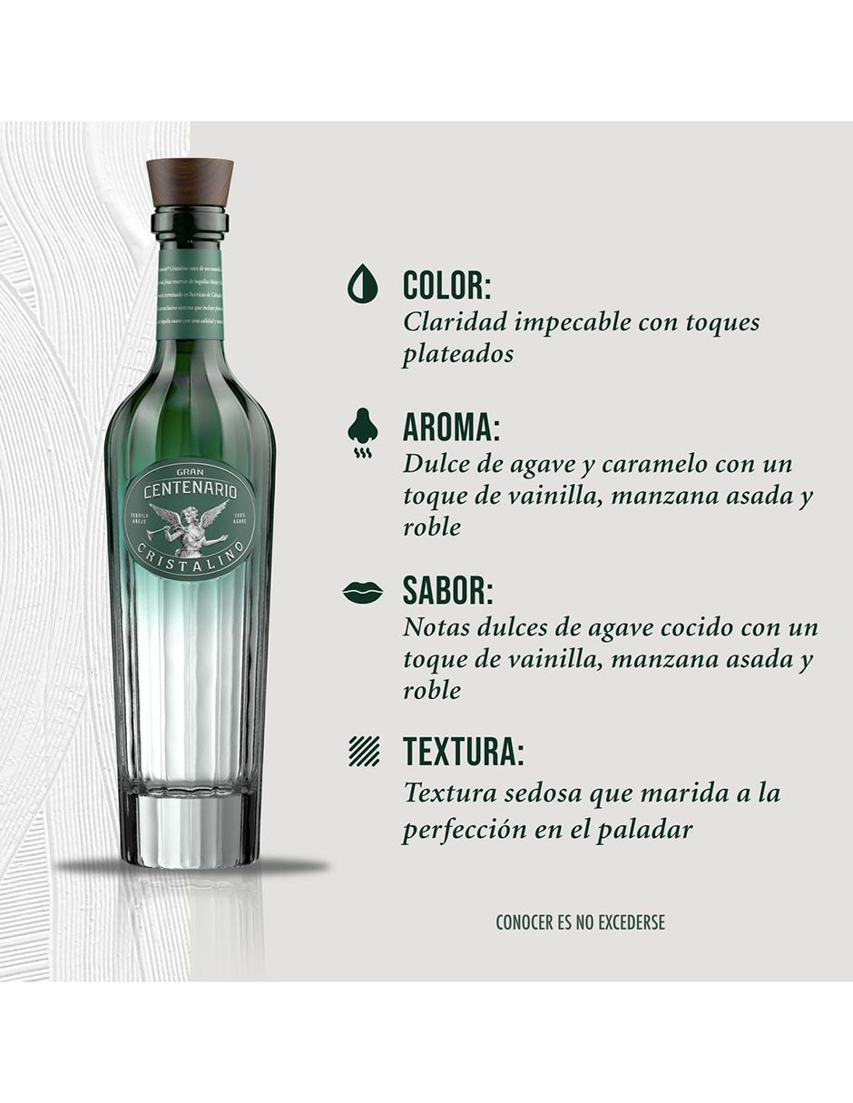 Tequila tipo Cristalino 750 ml 4