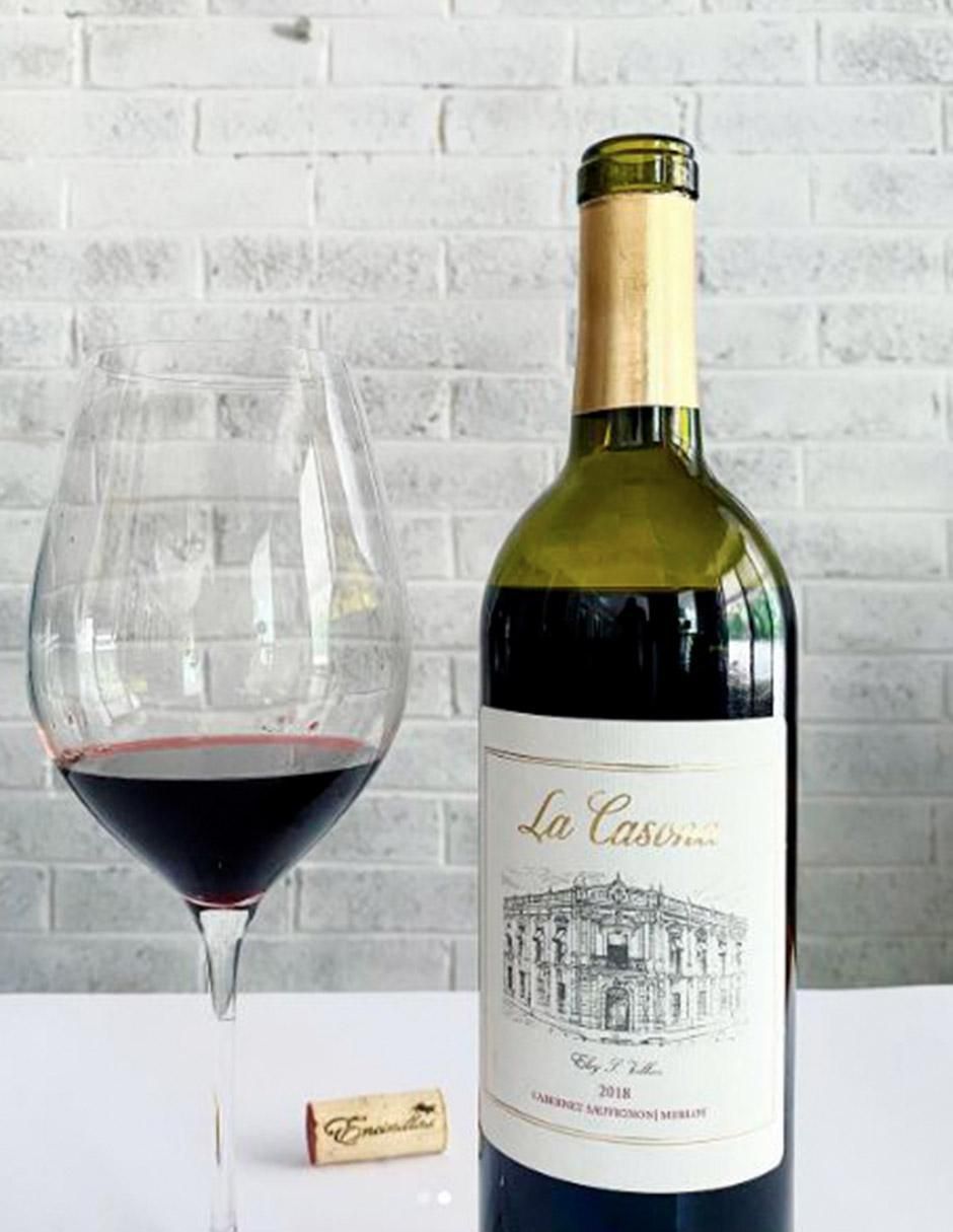 Vino tinto La Casona cabernet-merlot 750 ml 2