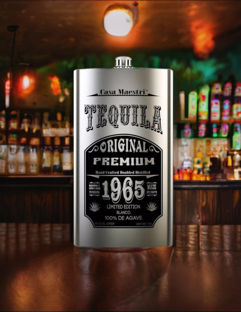 Tequila Blanco Flask tipo Blanco 1.75 l 3
