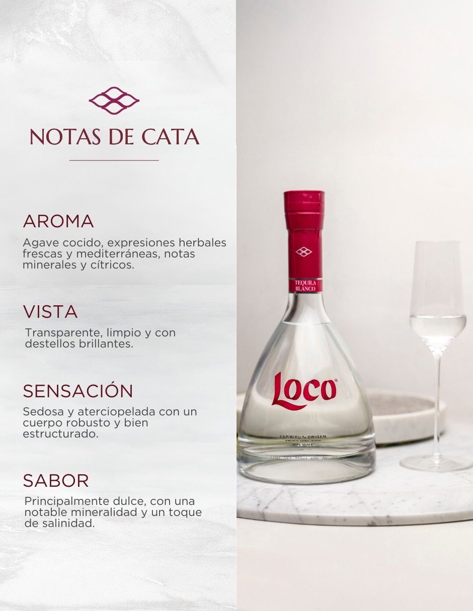 Tequila Espíritu de origen tipo Blanco 750 ml 3