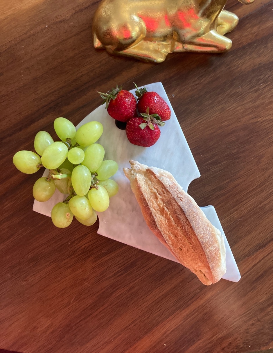 Tabla para queso Queso Blanco de mármol 3