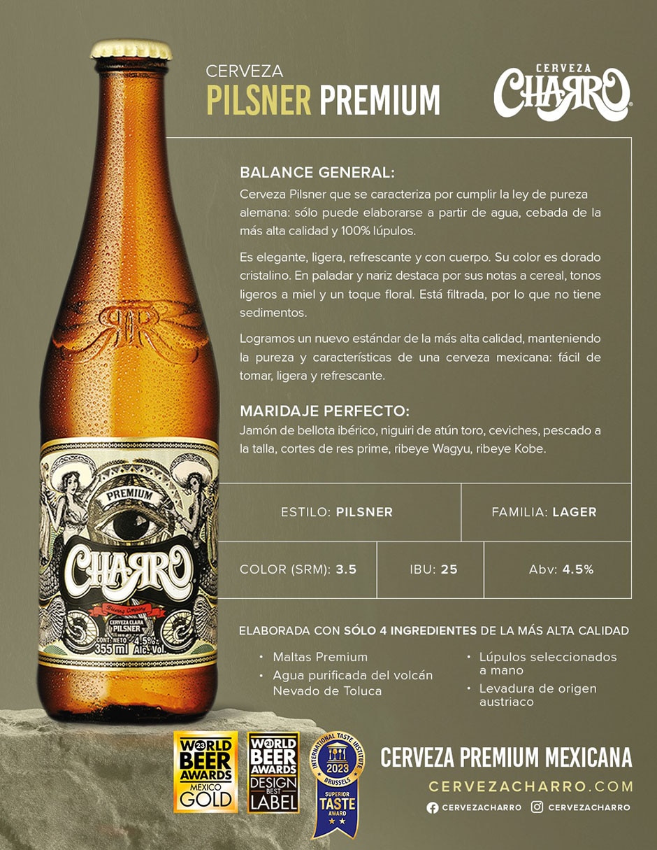 Cerveza clara Premium frutal 355 ml 2