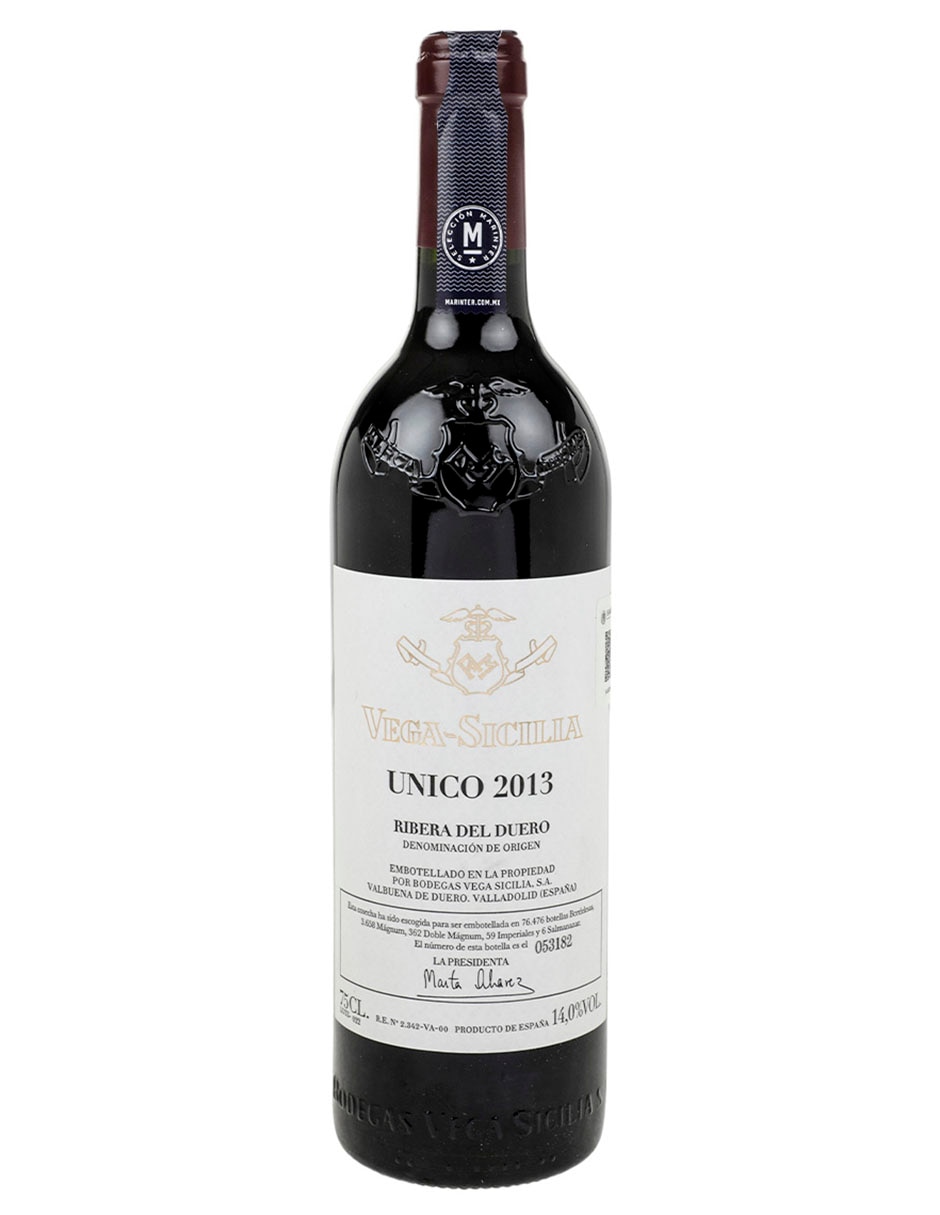 Vino tinto Unico 13 tinto fino y cabernet-sauvignon 750 ml 1