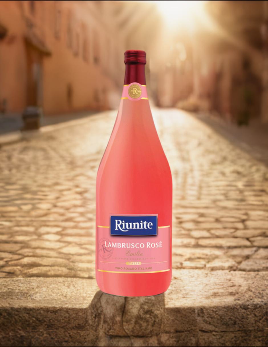 Vino rosado varietal dulce Lambrusco Rosé 2