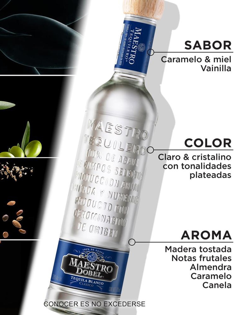 Tequila tipo Blanco 700 ml 2