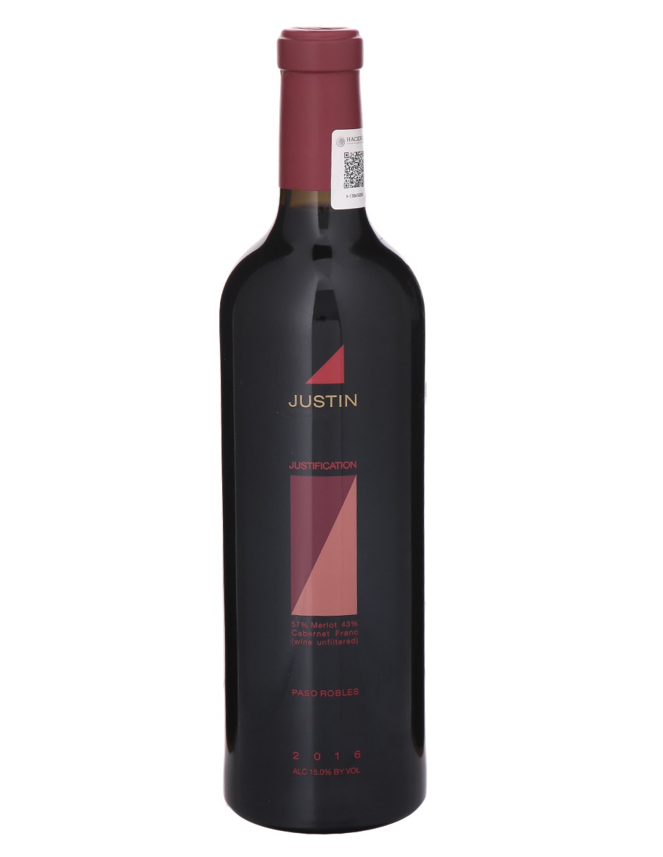 Vino tinto Justin Vineyards & Winery cabernet-merlot 750 ml