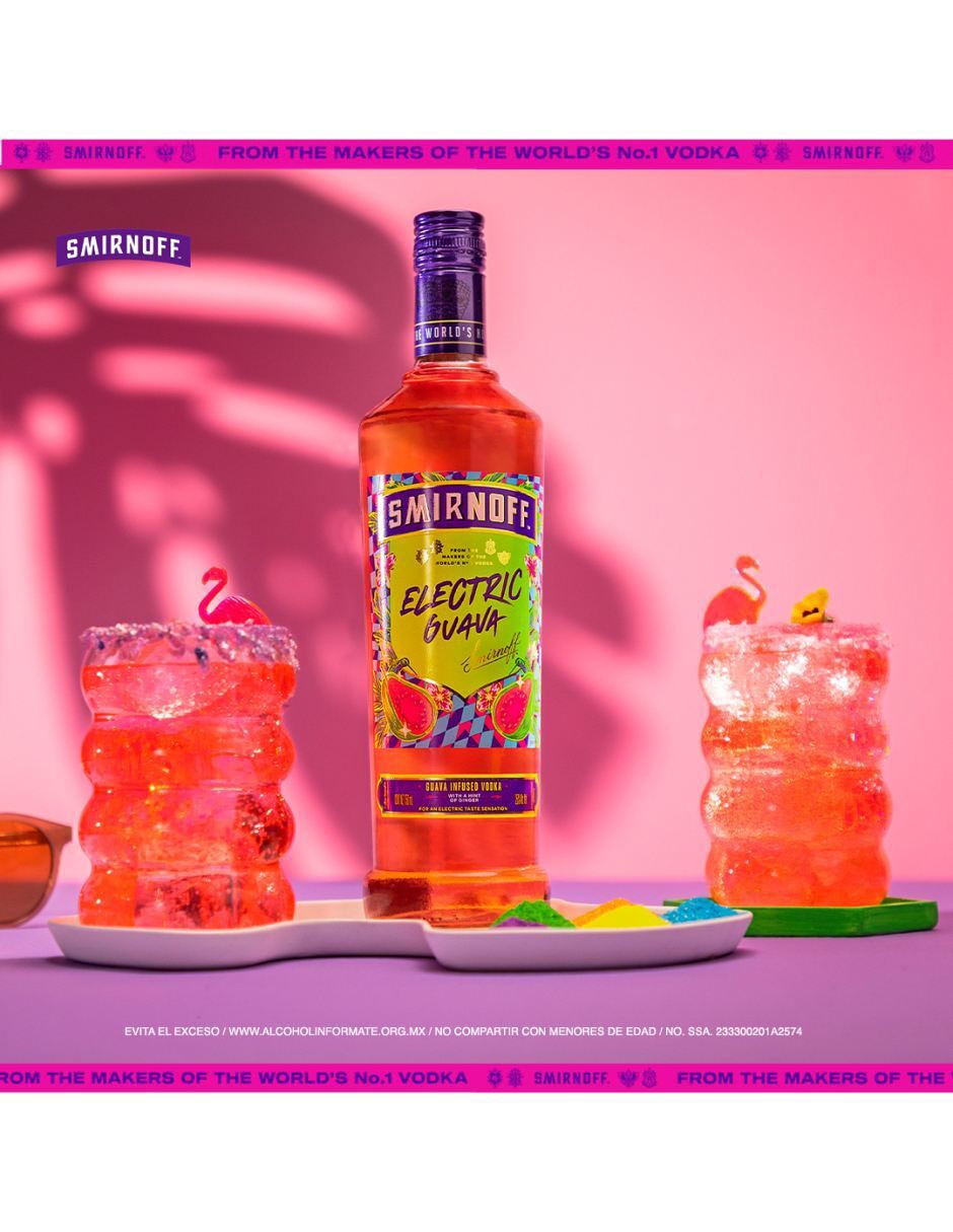 Vodka de guayaba Electric Guava 750 ml 3