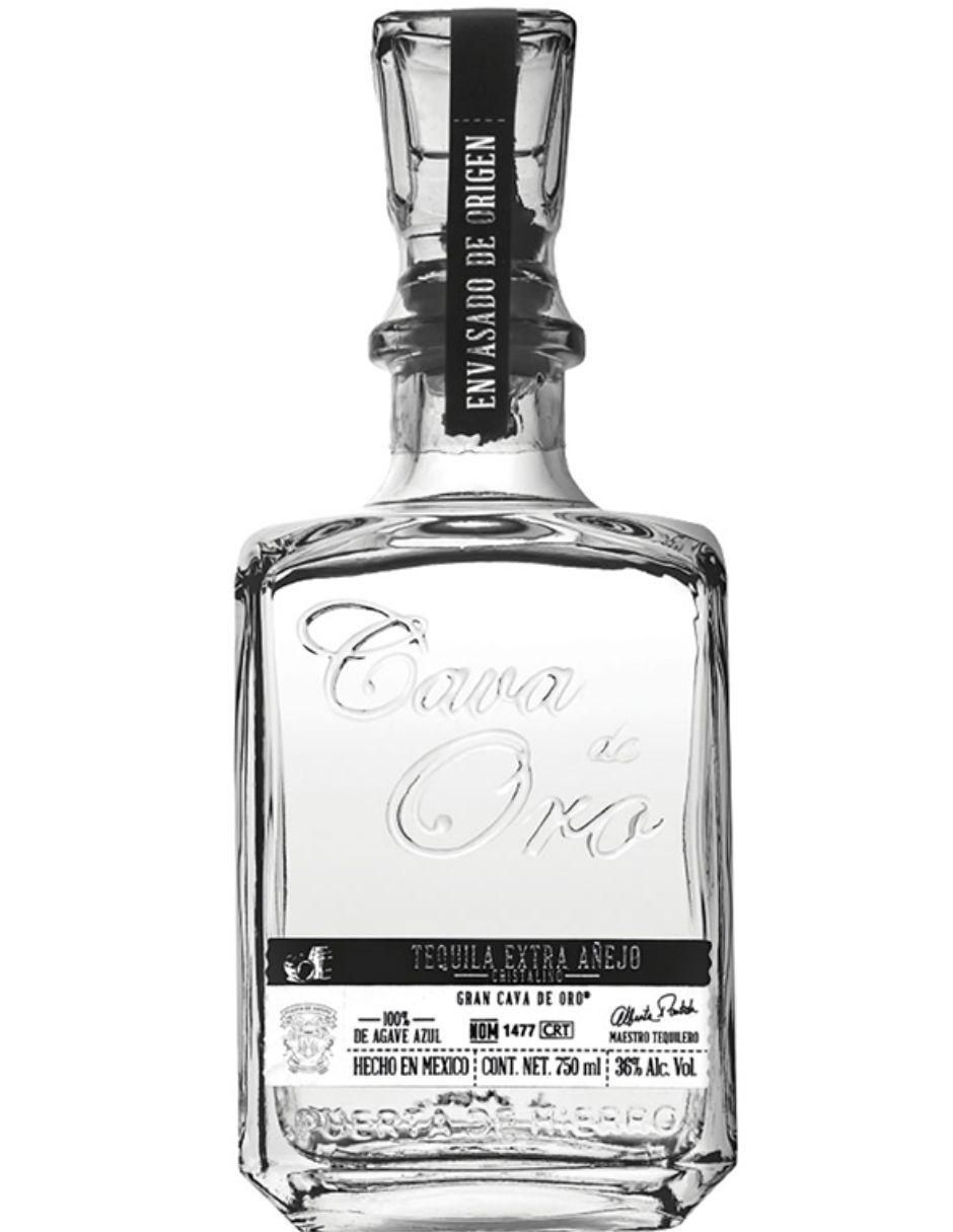 Tequila Destilados tipo Añejo cristalino 750 ml