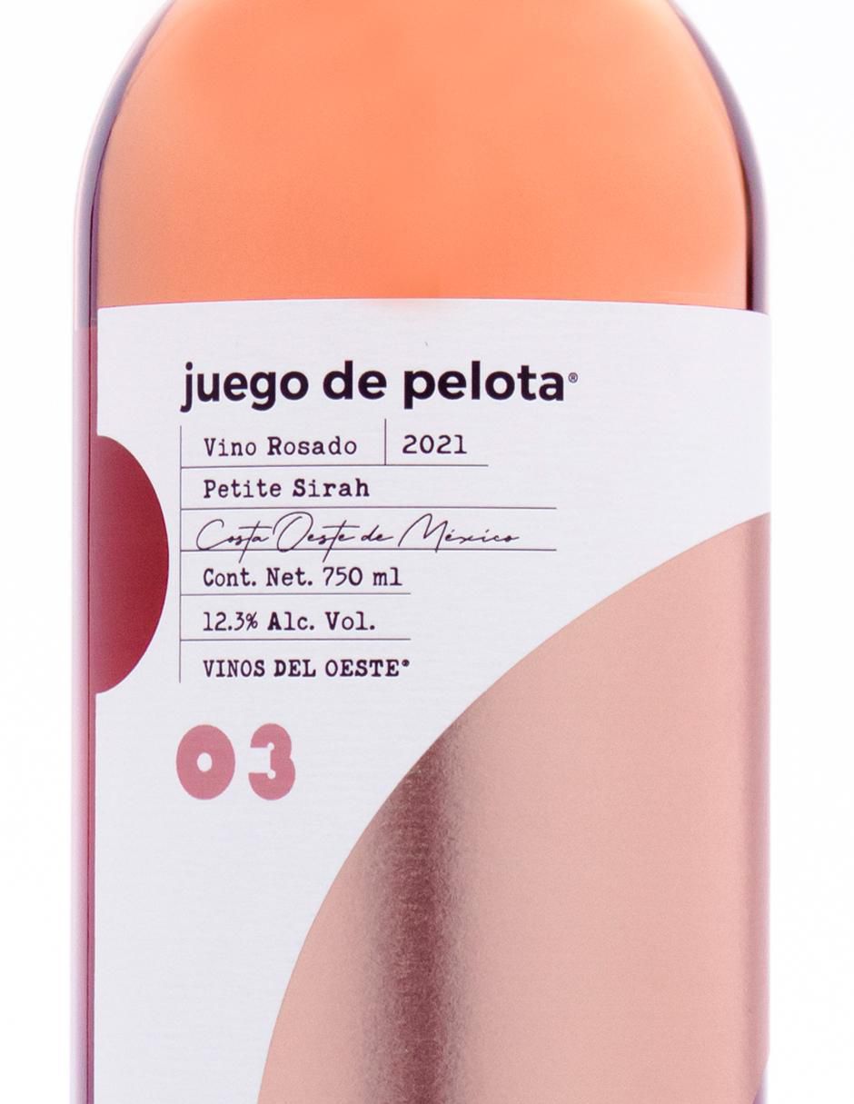 Vino rosado varietal semi seco Juego de pelota 03 750 ml 4