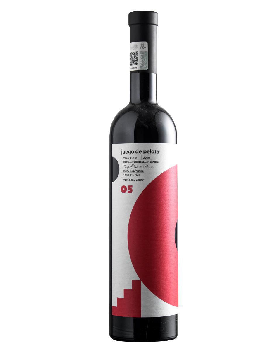 Vino tinto Juego de pelota 05 nebbiolo, tempranillo y barbera 750 ml