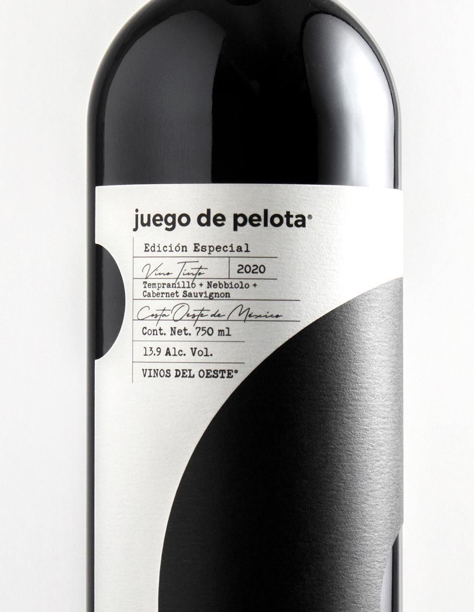 Vino tinto Juego de pelota Edición Especial tempranillo, nebbiolo, cabernet souvignon 750 ml 2