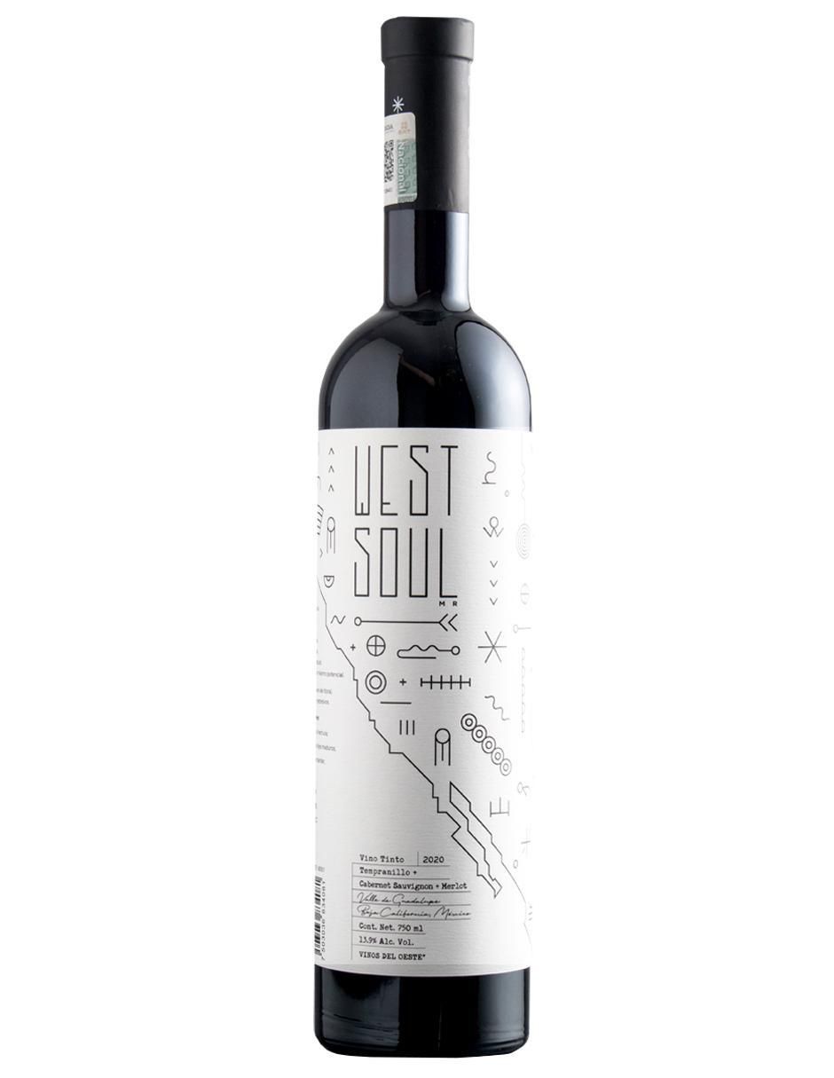 Vino tinto West Soul tempranillo, merlot, cabernet sauvignon 750 ml