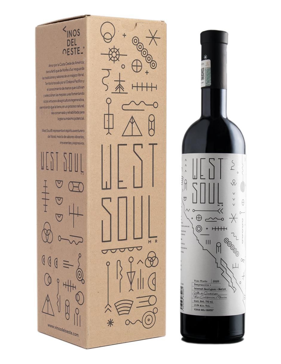 Vino tinto West Soul tempranillo, merlot, cabernet sauvignon 750 ml 6