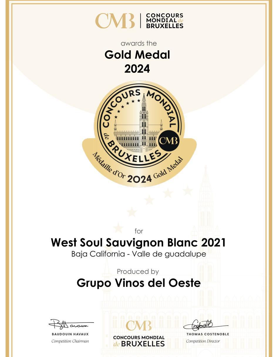 Vino blanco West Soul sauvignon blanc 6