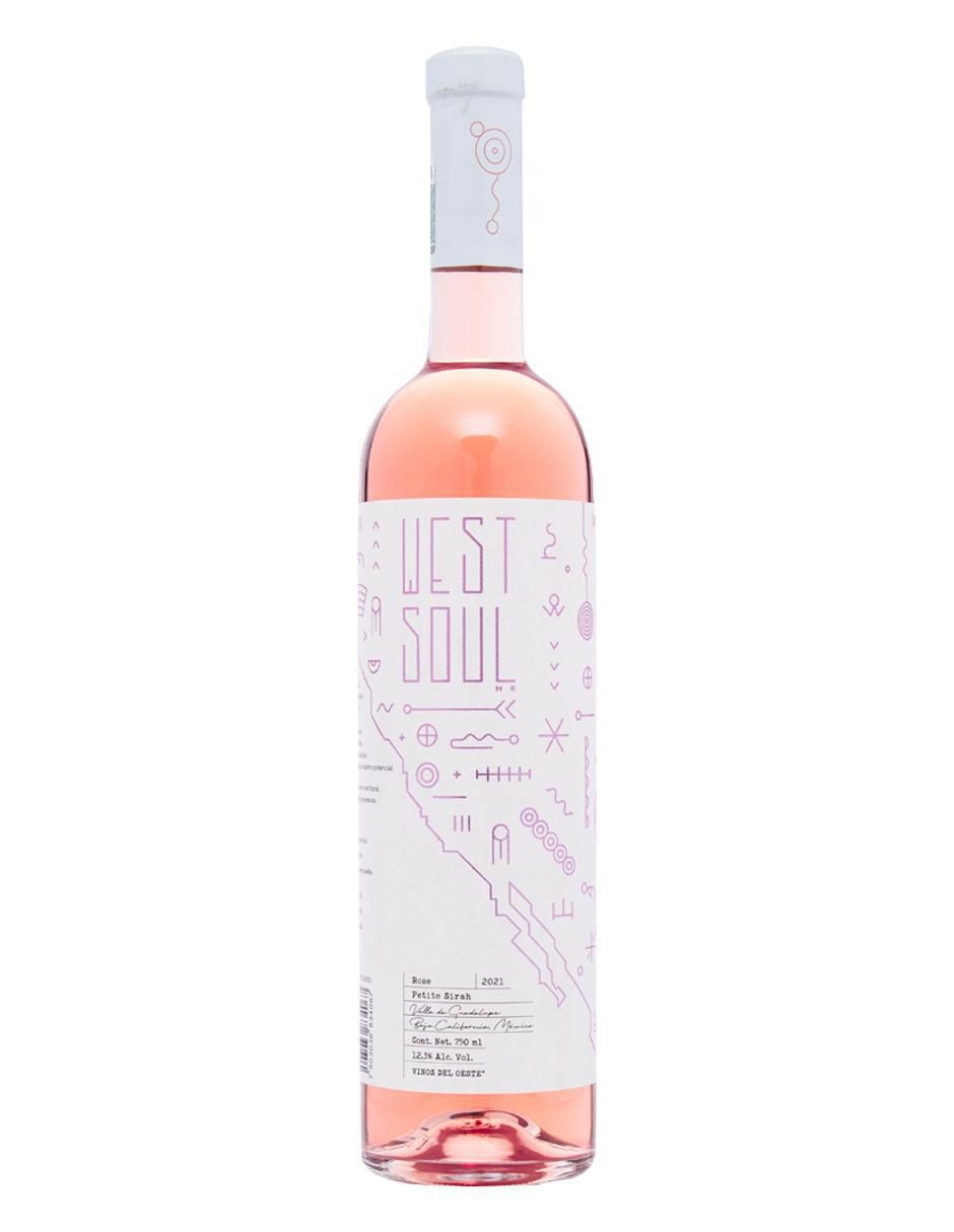 Vino rosado varietal semi seco West Soul 750 ml