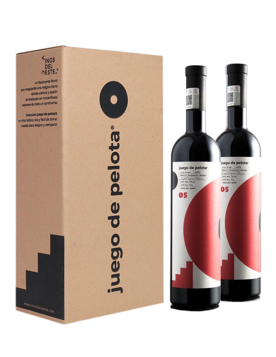 Set vino tinto Juego De Pelota 05 nebbiolo, tempranillo y barbera 750 ml 6