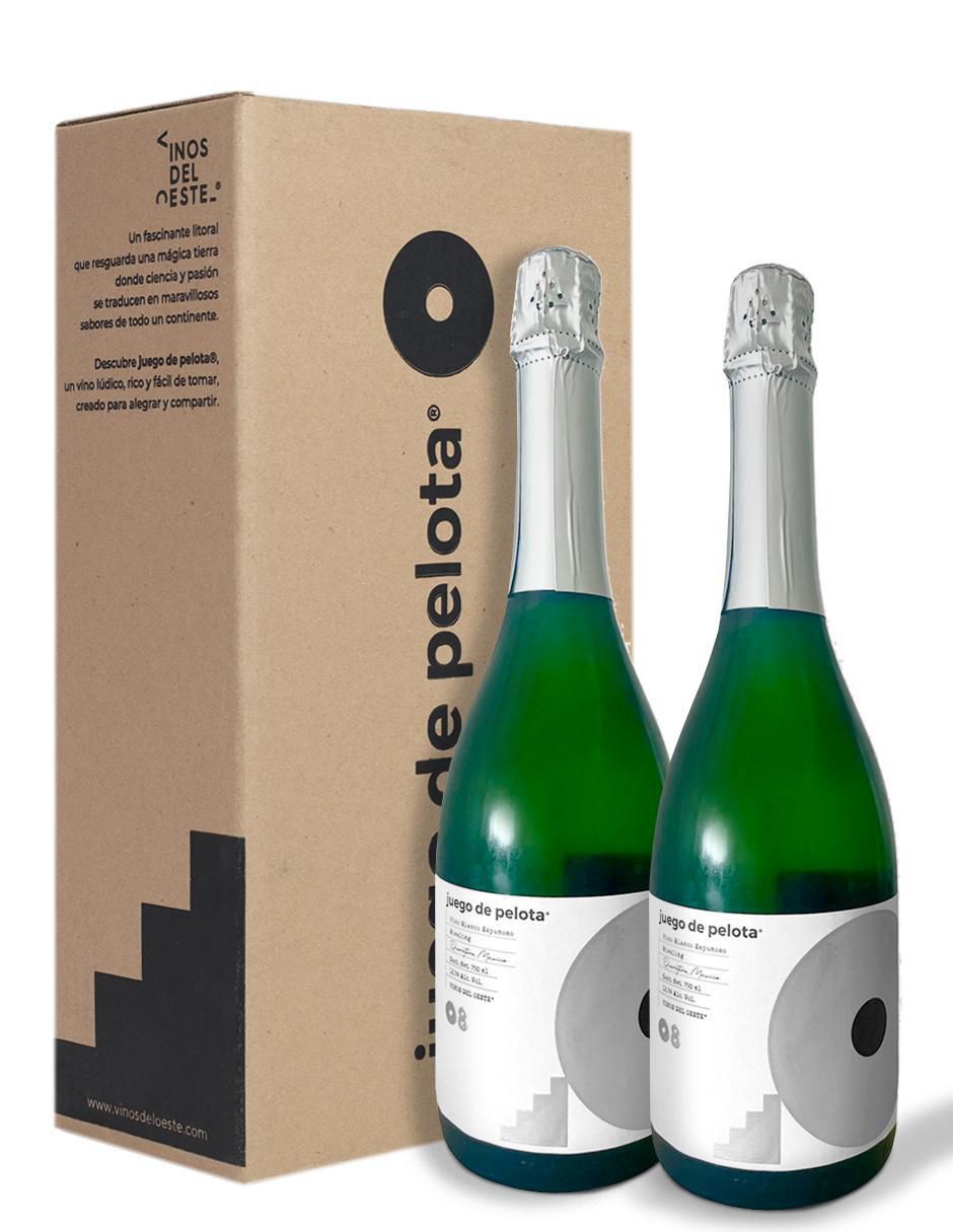 Set de vino espumoso Riesling Juego de Pelota 08 México 750 ml 3