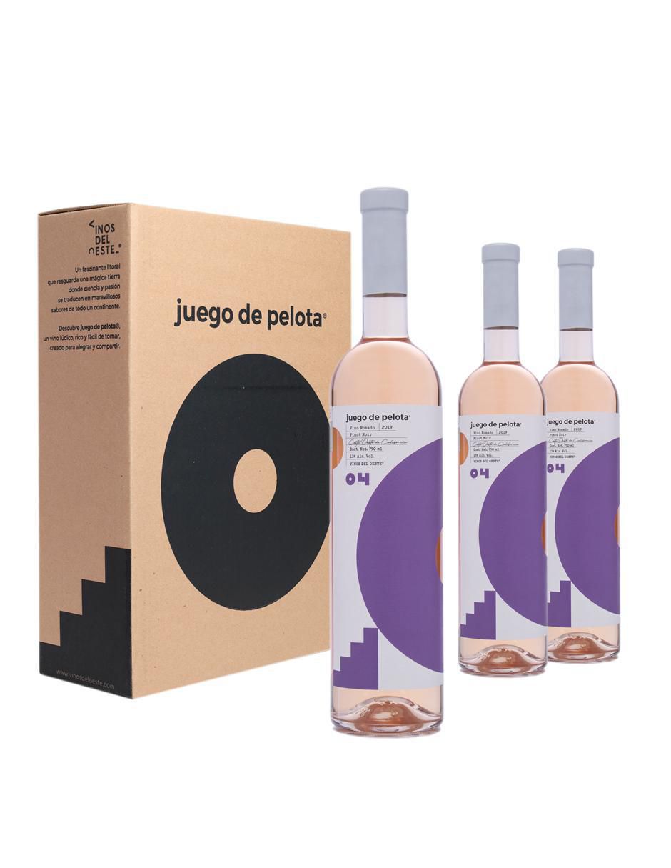 Set vino rosado varietal seco Juego de Pelota 04 pinot noir 750 ml 7