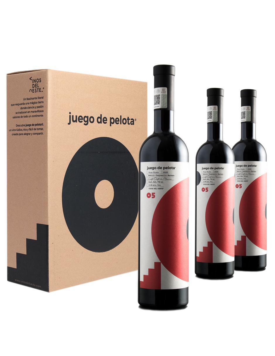 Set de vino tinto juego de Pelota 05 nebbiolo, tempranillo y barbera 6