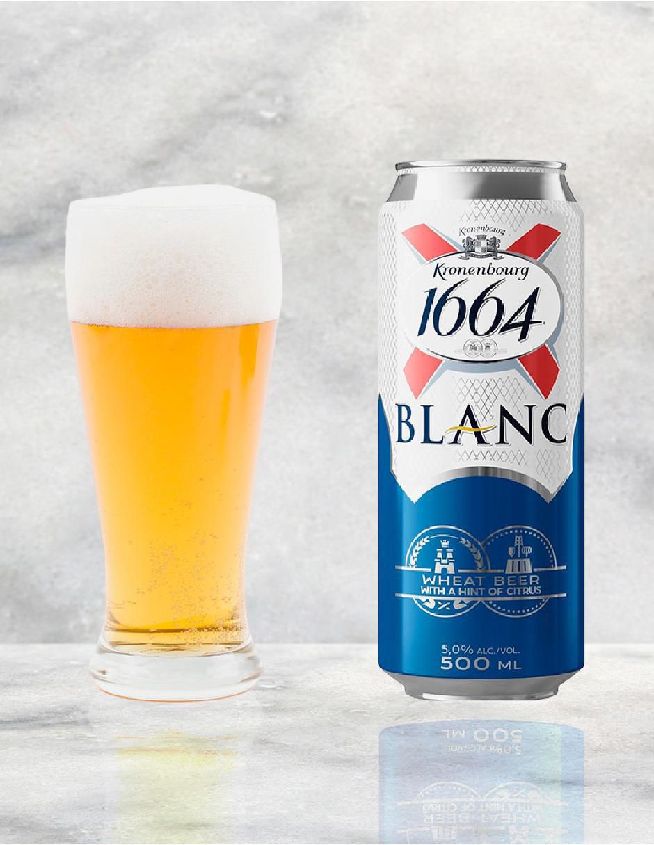 Set de cerveza Blanc artesanal frutal 470 ml 4