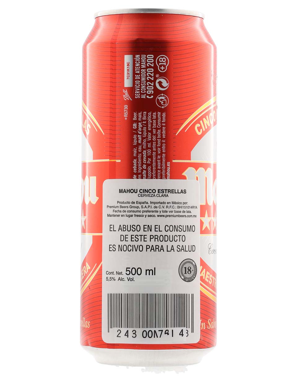 Cerveza clara cerveza 500 ml 3