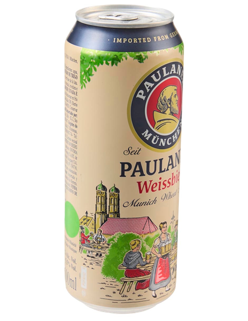 Cerveza clara Weissbier tostado lata 500 ml 2