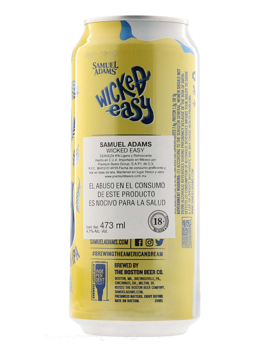 Cerveza clara clara 473 ml 3