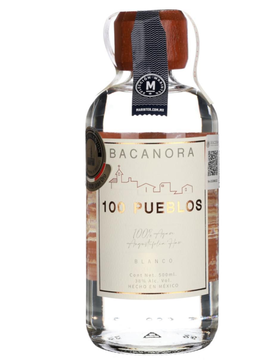 Bacanora Destilado de Agave tipo Cristalino 500 ml