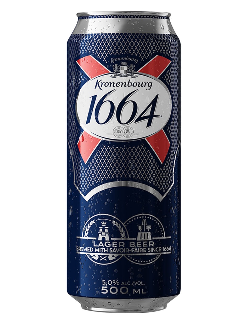 Cerveza clara 1664 lager caramelo 500 ml