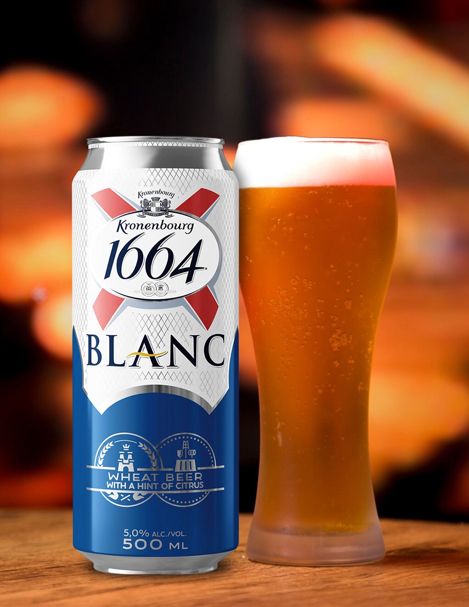 Cerveza clara Blanc salado 500 ml 4