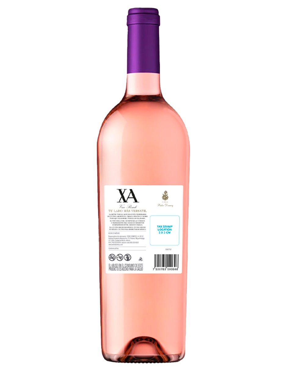 Vino rosado varietal semidulce Domecq 750 ml 2