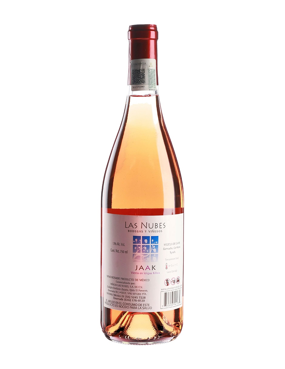Vino rosado coupage seco Jaak 750 ml 2